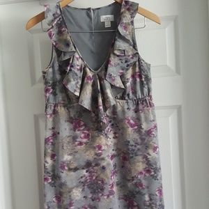 Grey and purple The Loft dress